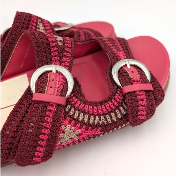 Dolce Vita Ralli Women's Wedge Knit Sandals Double Strap Slide Size US9M EU40 - Picture 10 of 12